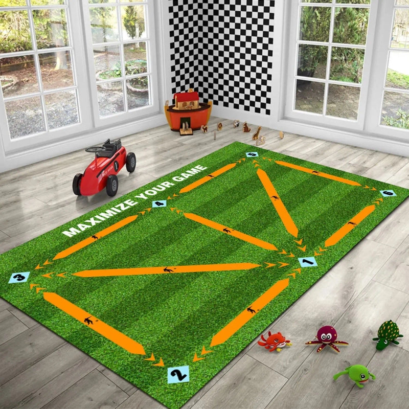 Tapis d'Entraînement de Football Antidérapant