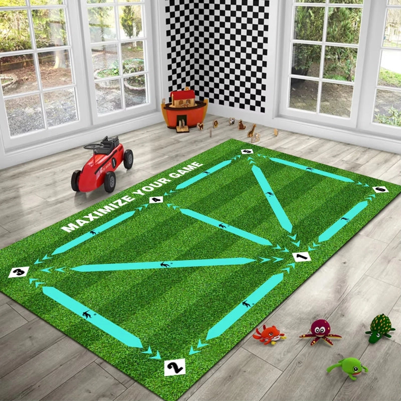 Tapis d'Entraînement de Football Antidérapant