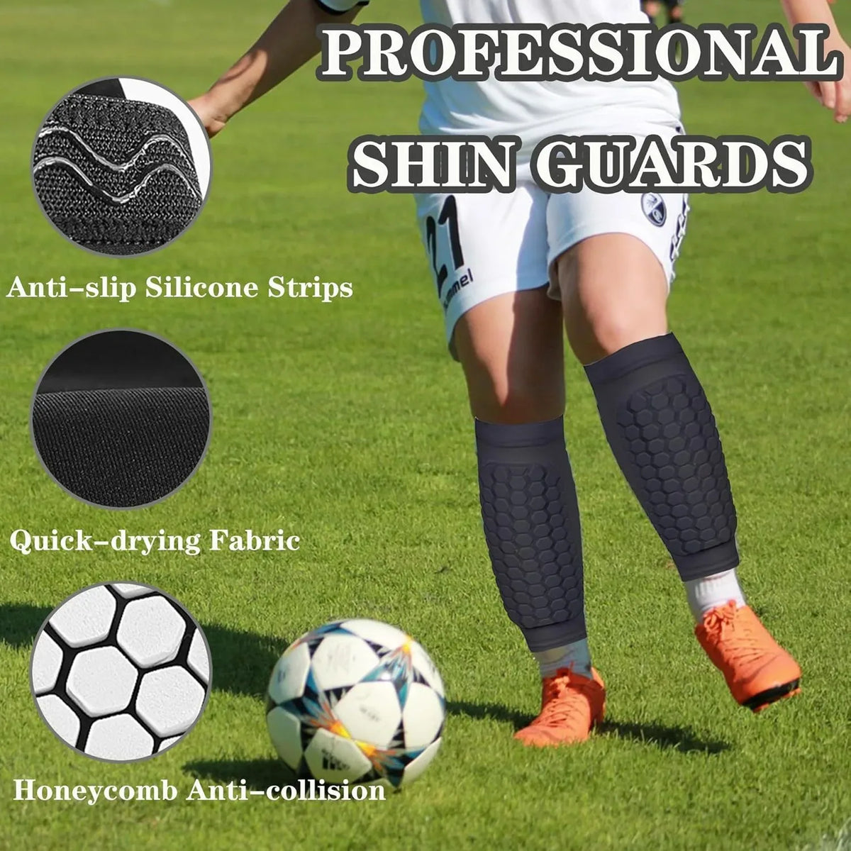 Manchon de Compression avec Protection Tibiale